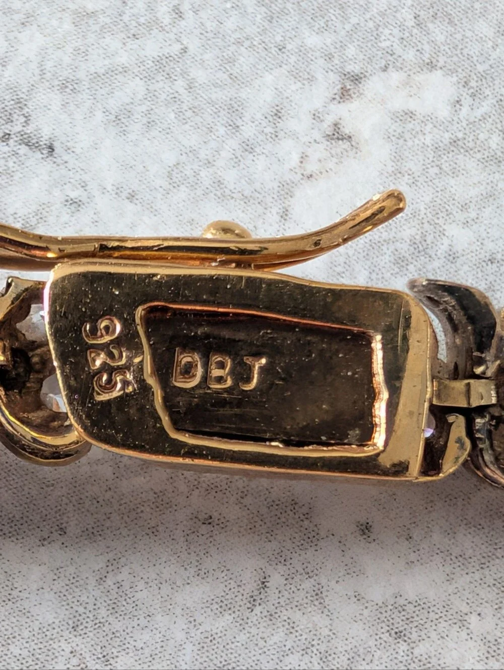 DBJ Dee Berkley Jewelry Company 925 Gold Vermeil  